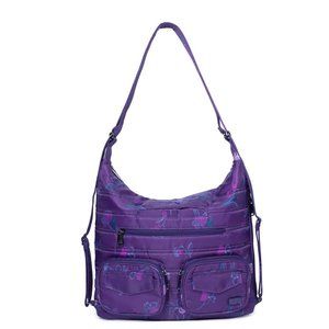 Lug Medium Convertible RFID Hobo - Zipliner  Flore